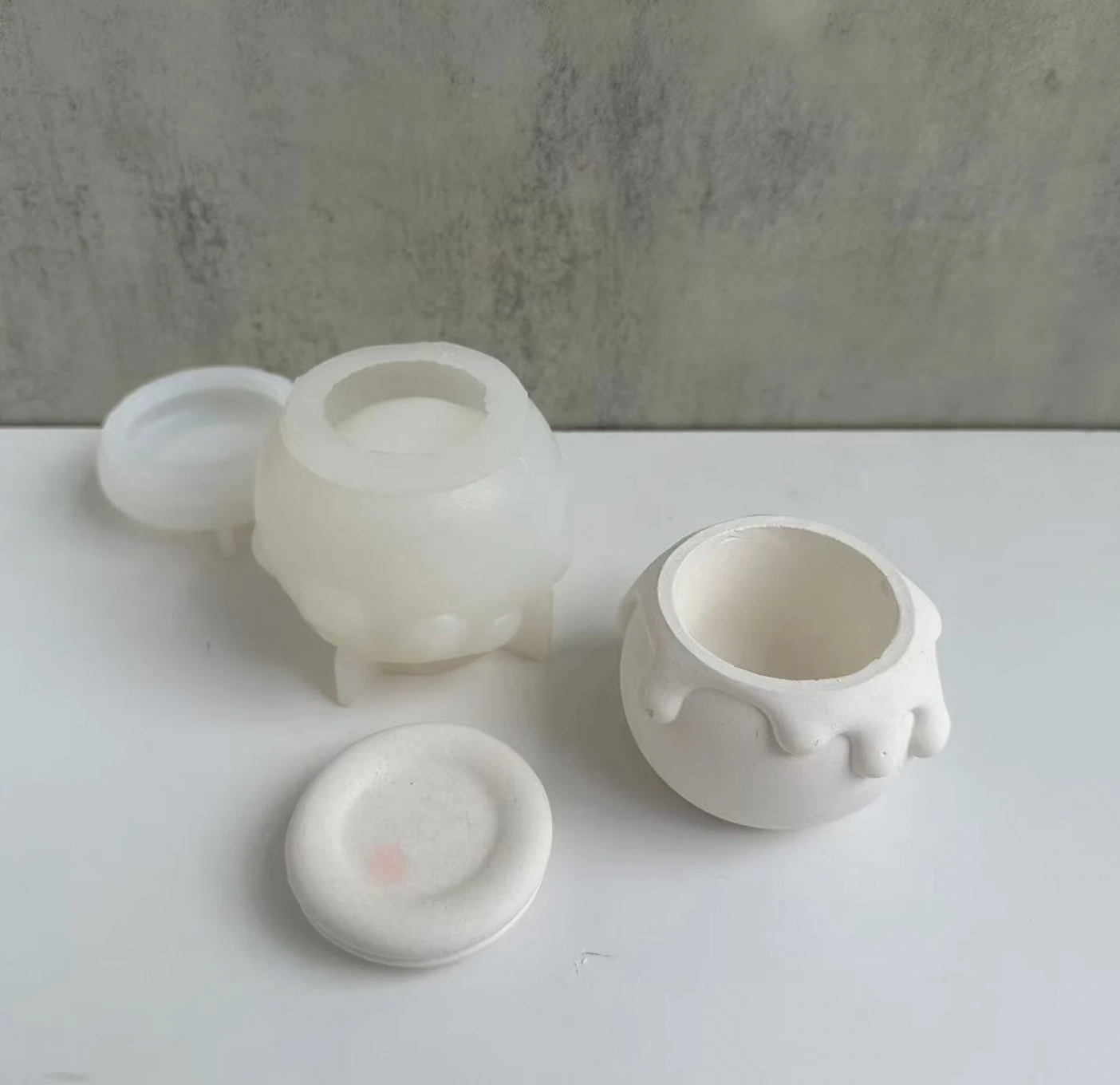 Honey Candle Jar Mould for Beyond MIX, Resin, Concrete