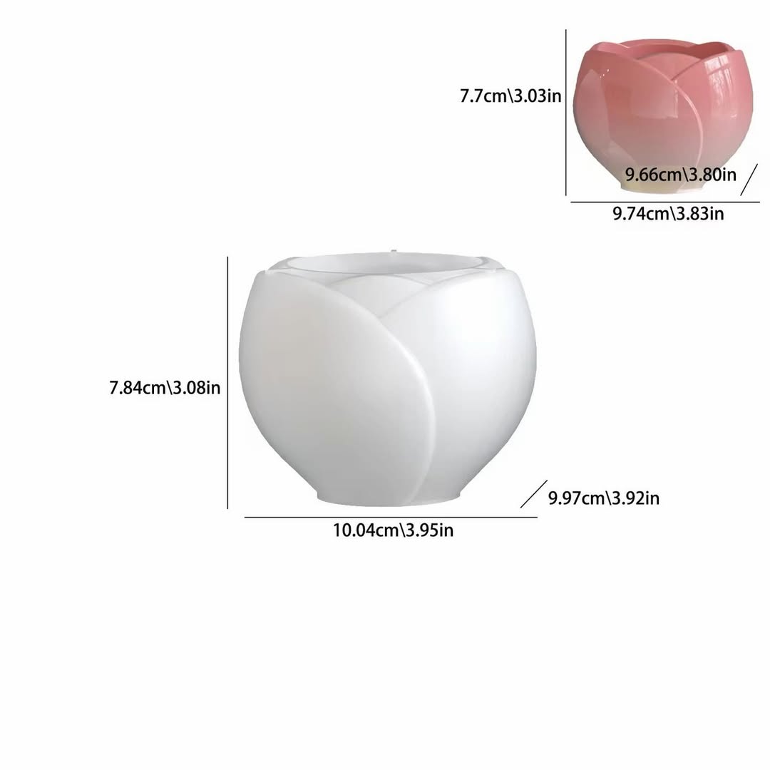 Tulip Jar (Set of 2) Silicone Mould for Beyond MIX & Resin