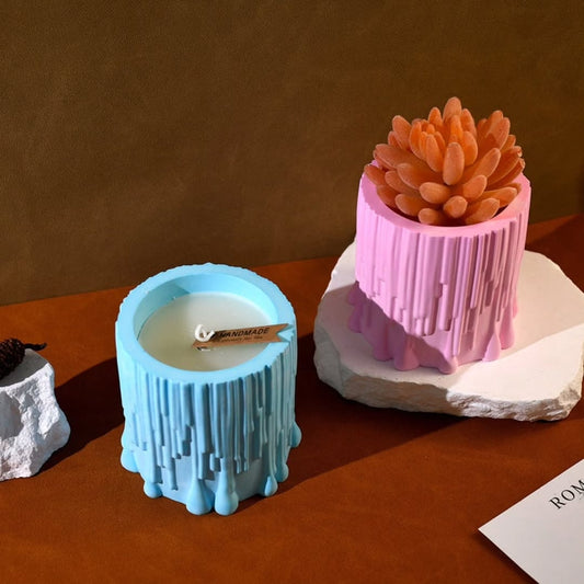 Tree Stump Planter/Candle Jar Mould for Beyond MIX, Resin, Concrete
