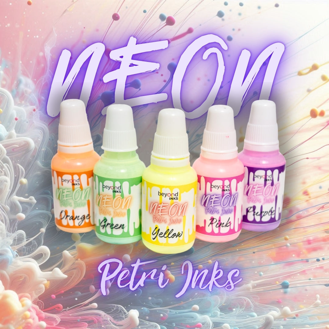 Neon Petri Ink 20ml - Individual Color (Select the Color) – Beyond Inks