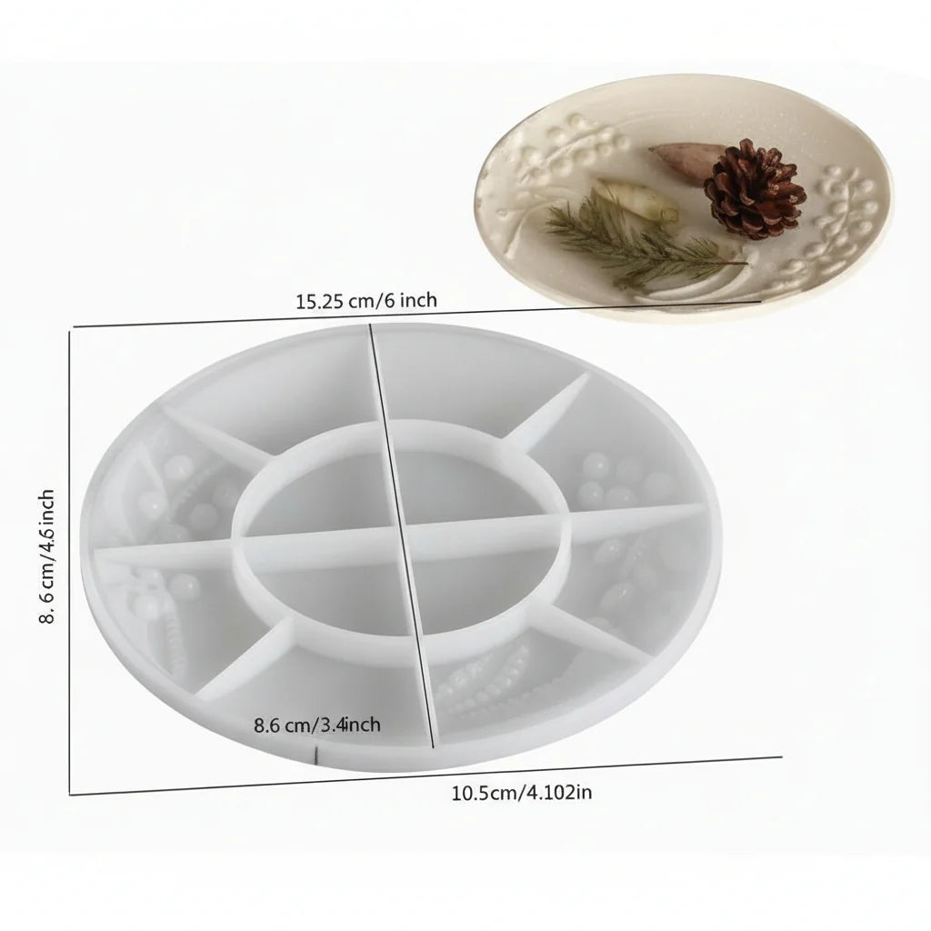Vintage Floral Tray Mould for Beyond MIX/Resin/Concrete