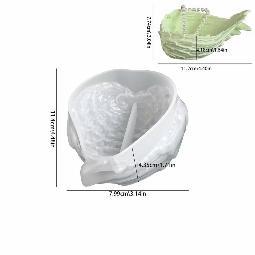 Narrow Angel Wing Mould