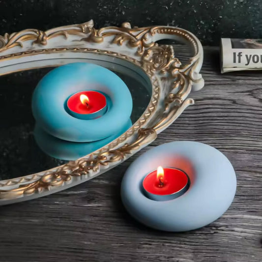 Cushion Tea Light/ Candle Holder Silicone Mould for Beyond MIX & Resin