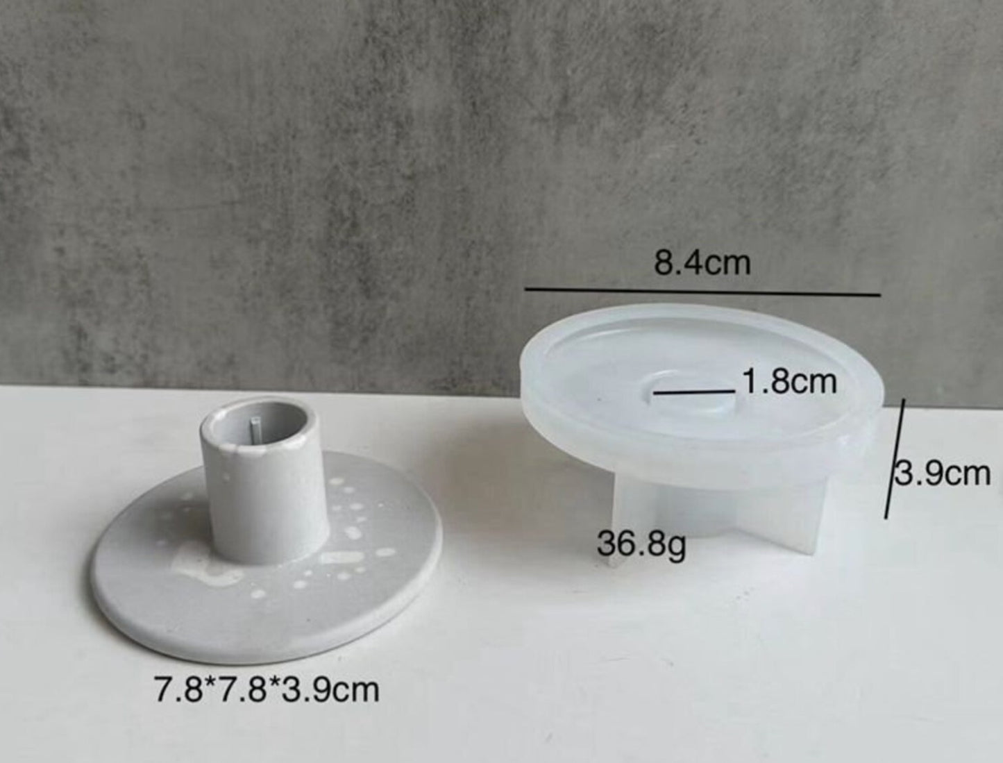 Plain Candle Holder Mould for Beyond MIX, Resin, Concrete