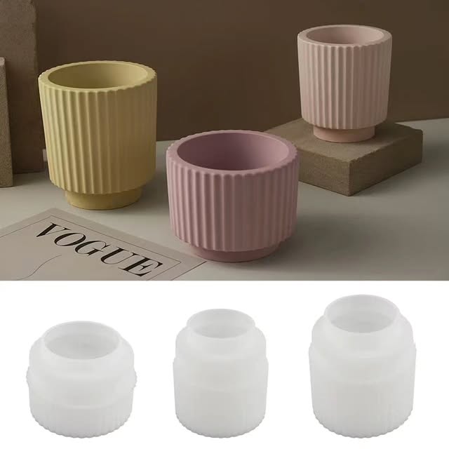 Lined Small Candle Jar Mould for Beyond MIX, Resin, Concrete