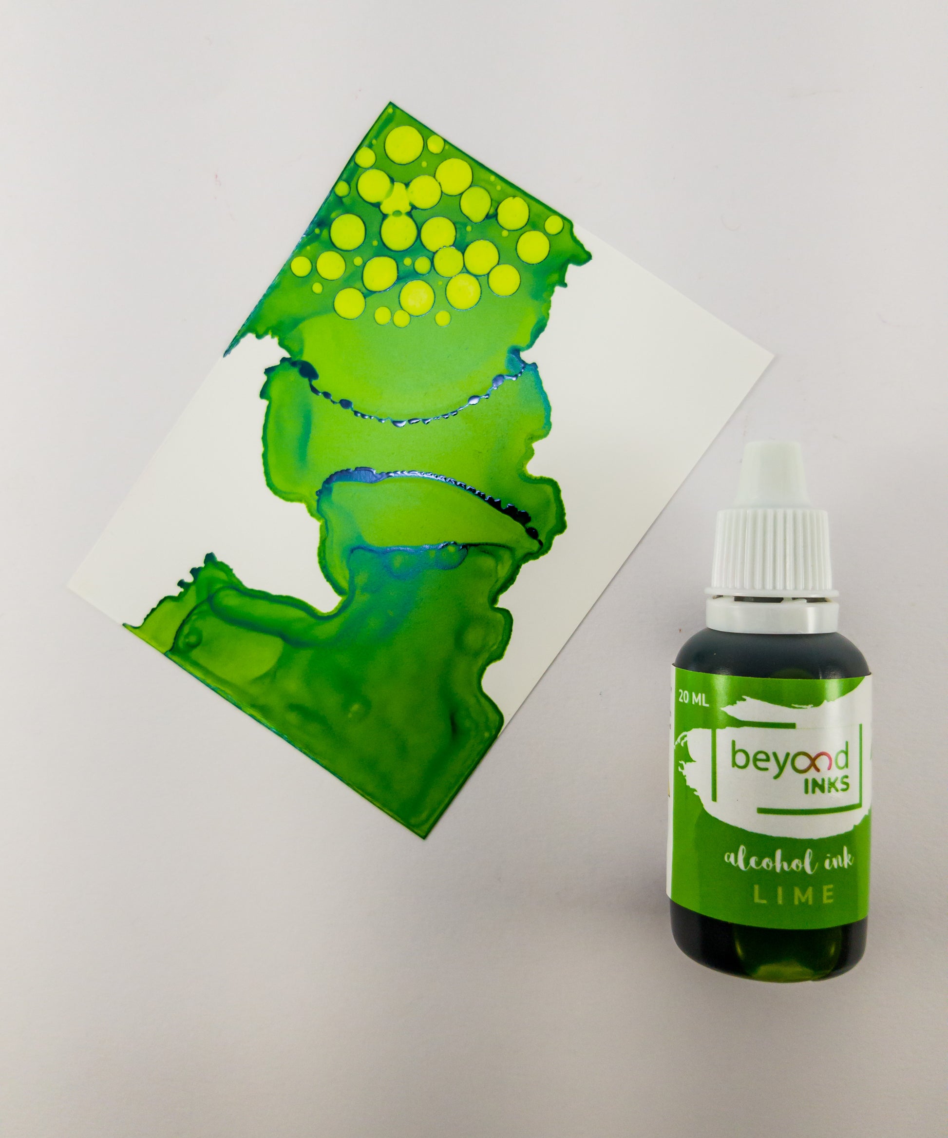 Natural Green Alcohol Ink 20ml By Get Inspired For Alcohol and Resin Art