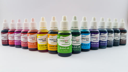 Alcohol Inks, Set of all colors. Made in India by BeyondInks
