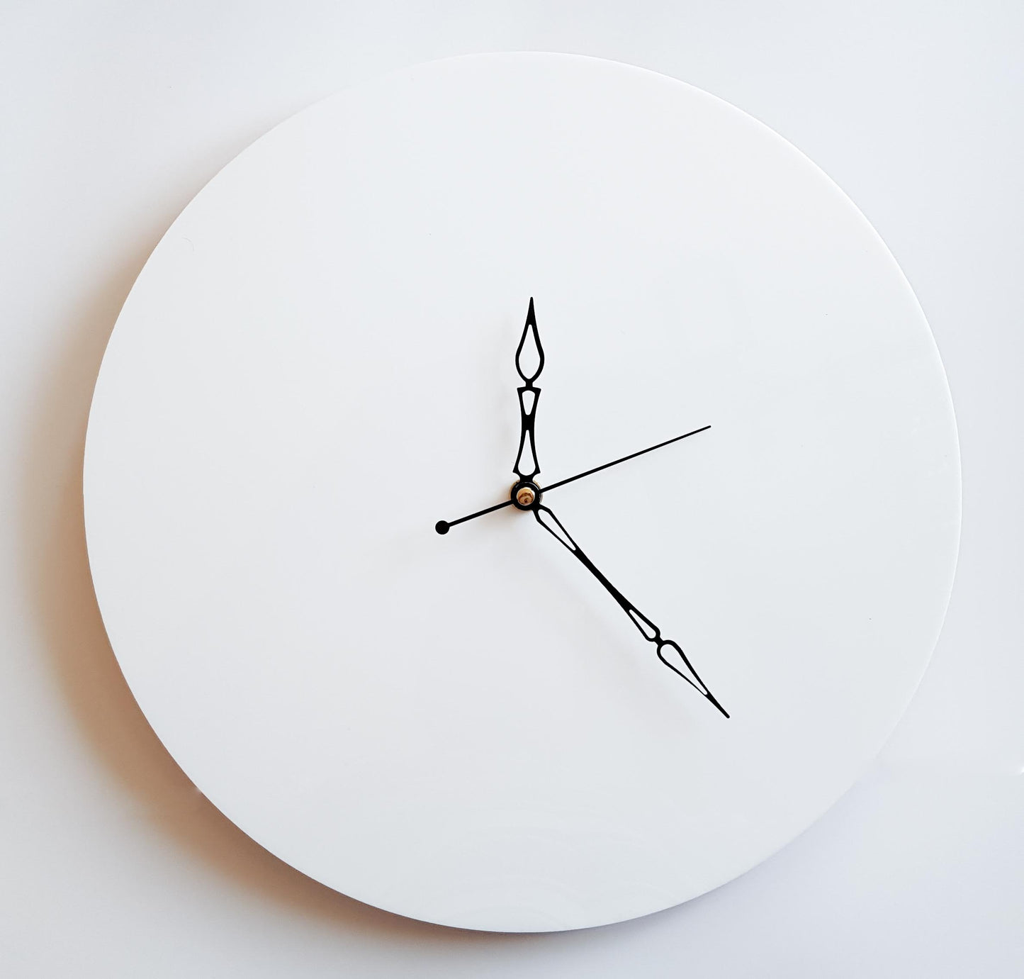 12 inch DIY White Round Clock - Plain