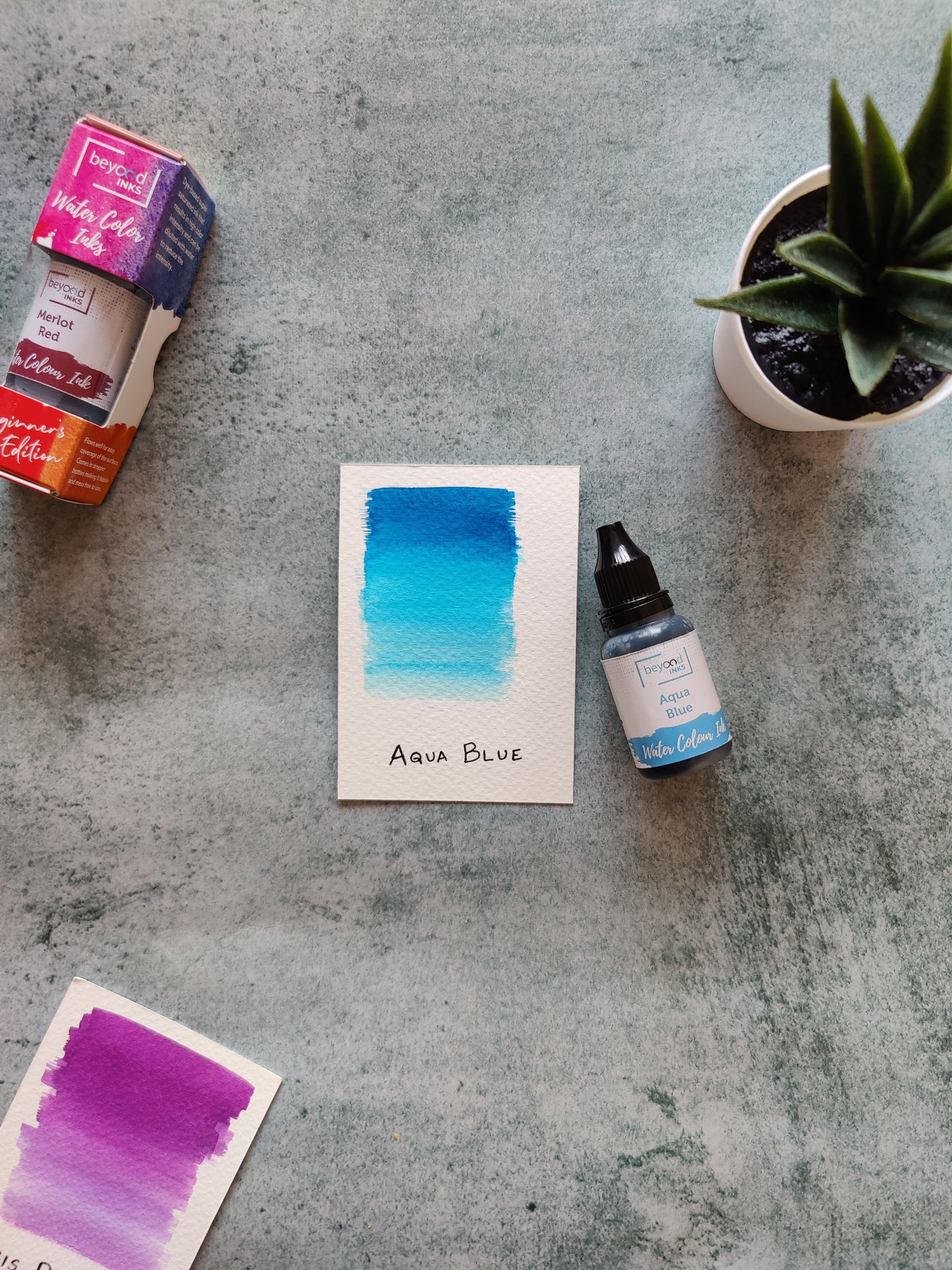Beyondinks Watercolor Ink Aqua Blue