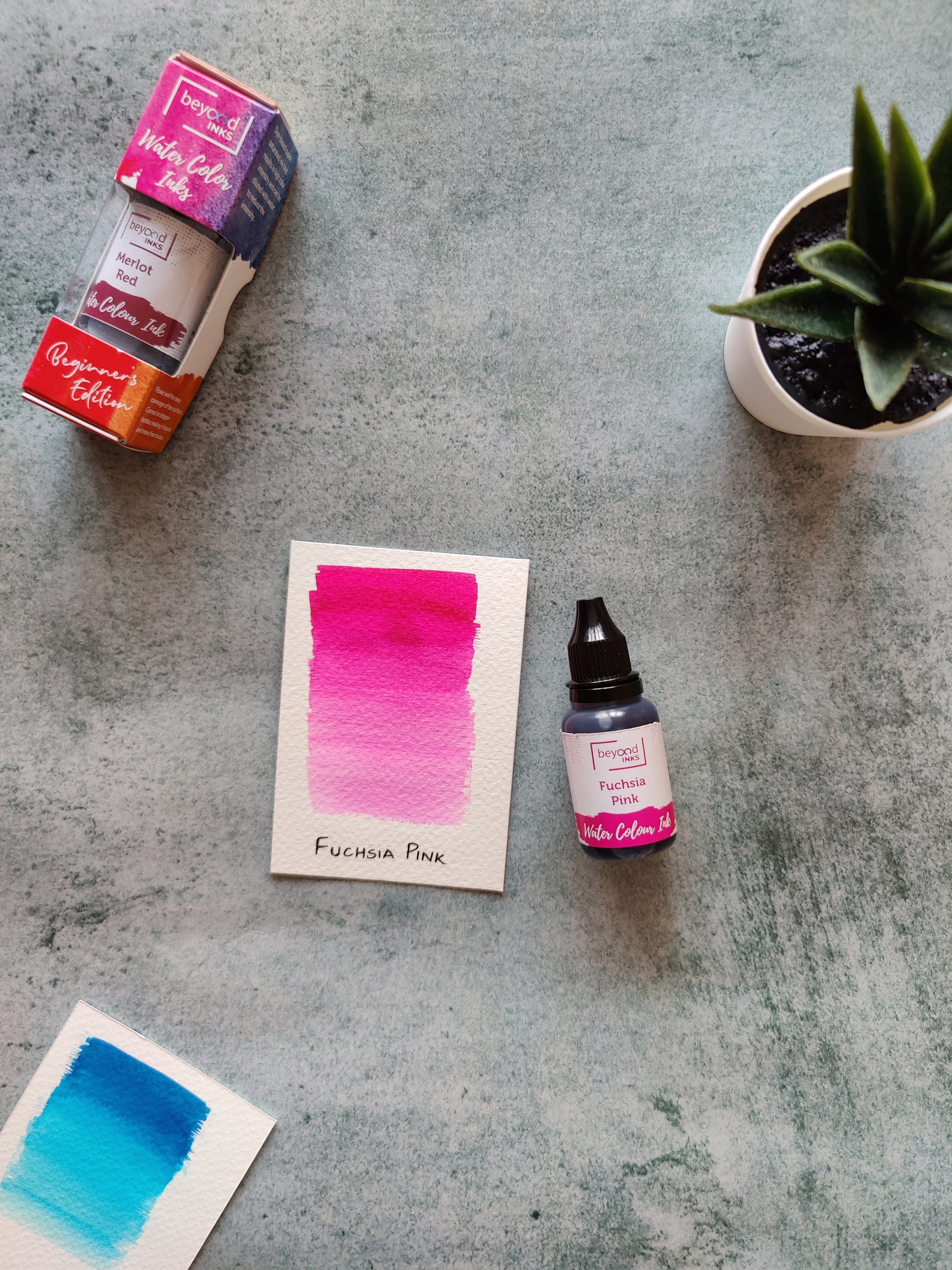 Beyondinks Watercolor Ink Fuscia Pink
