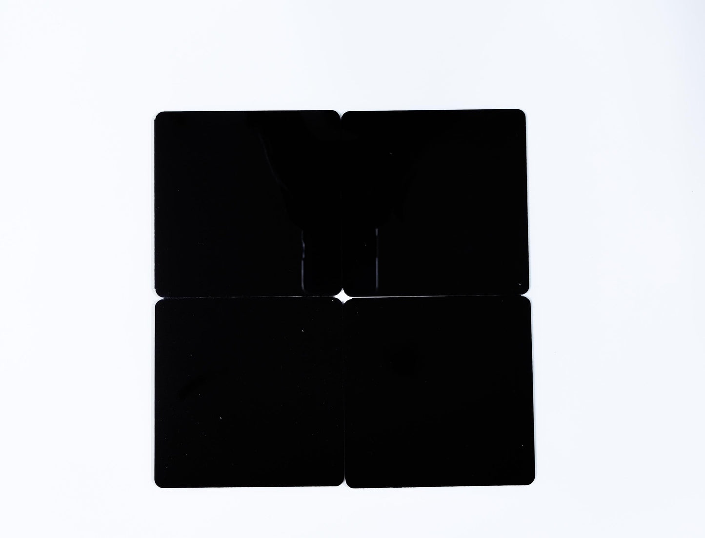 DIY Square Coasters - Black