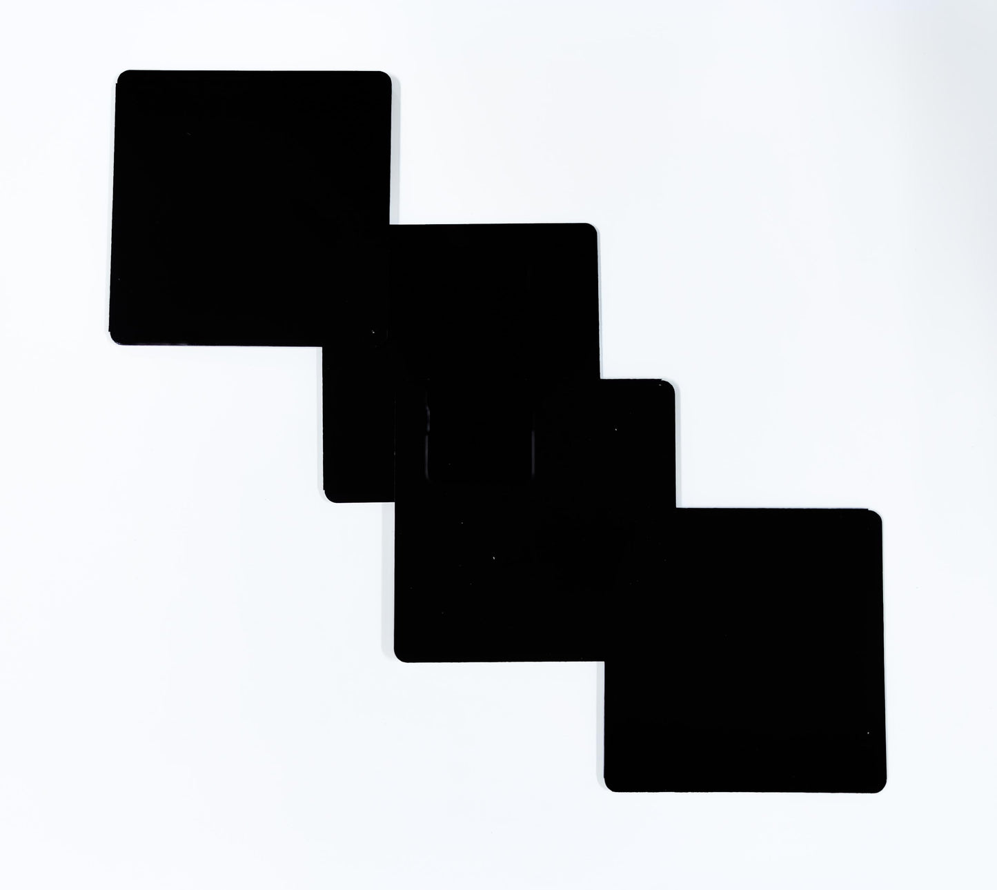 DIY Square Coasters - Black