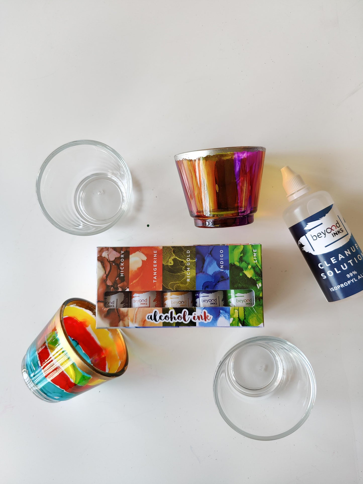 DIY Tea Light Holder Kit with Mini Pack - Diwali Limited Edition
