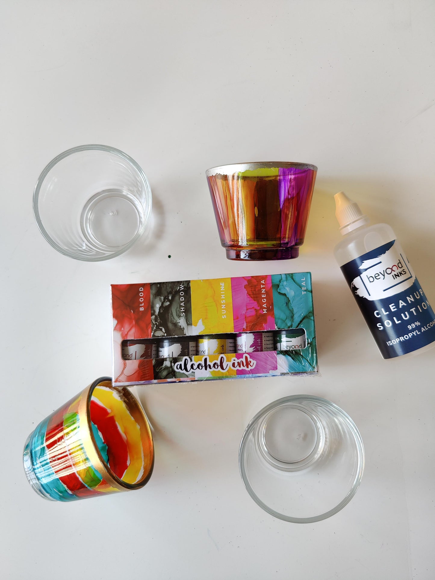 DIY Tea Light Holder Kit with Mini Pack - Diwali Limited Edition