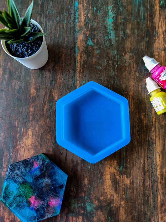 Hexagon Silicone Mould for Resin Art