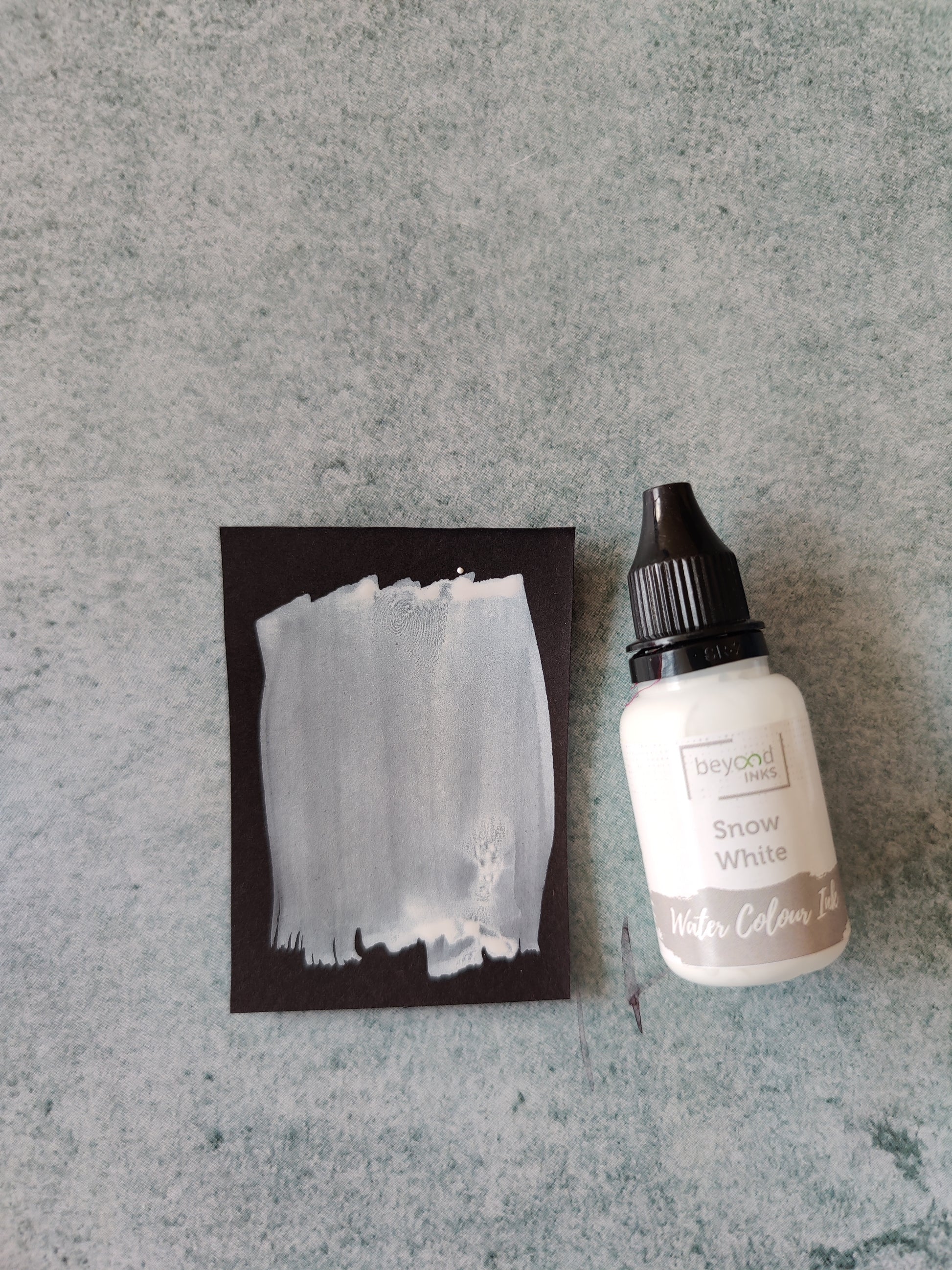 White watercolor Ink