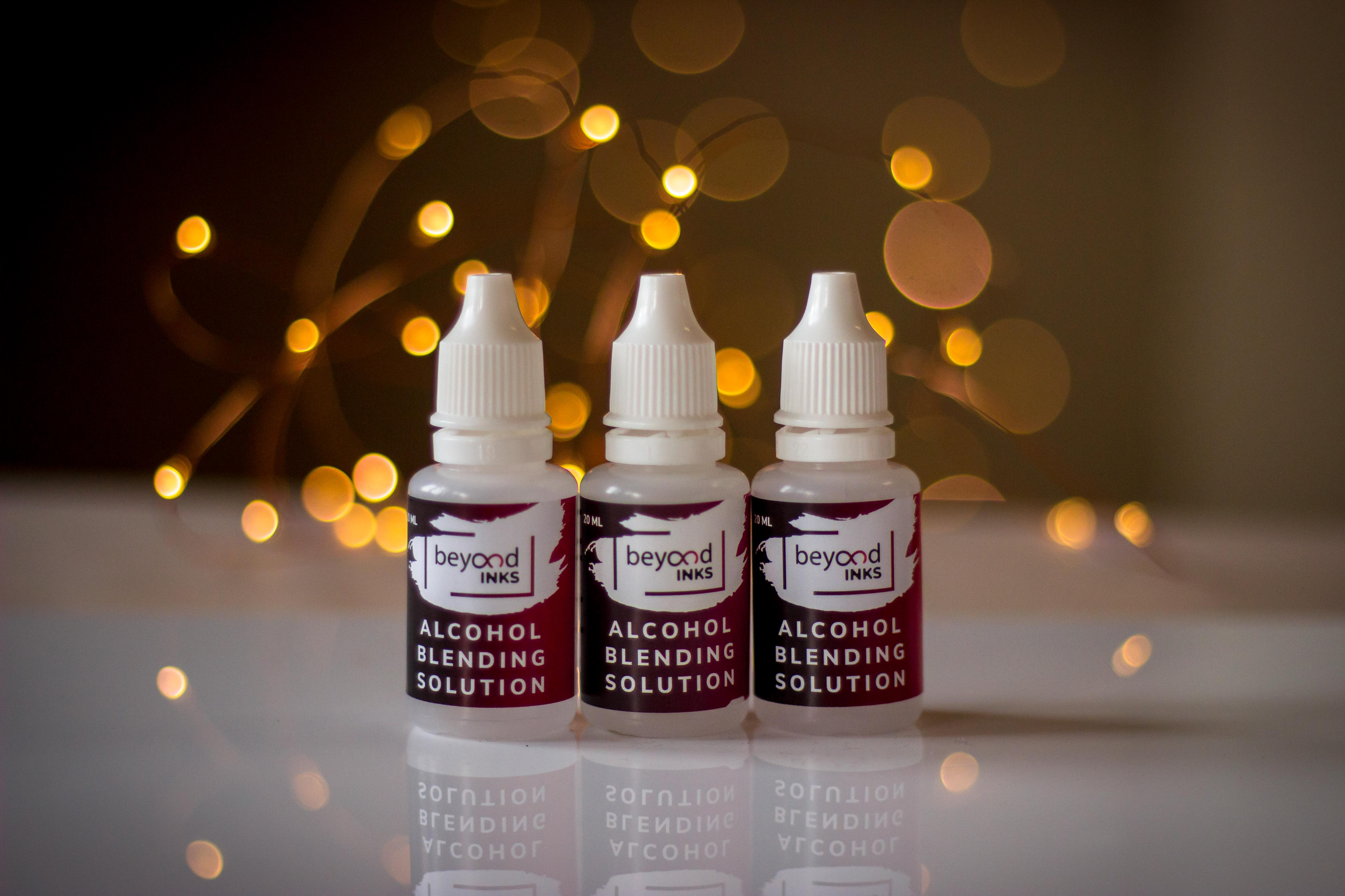 Alcohol Ink Blending Solution Pack of 3 bottles (20ml each) – Beyond Inks
