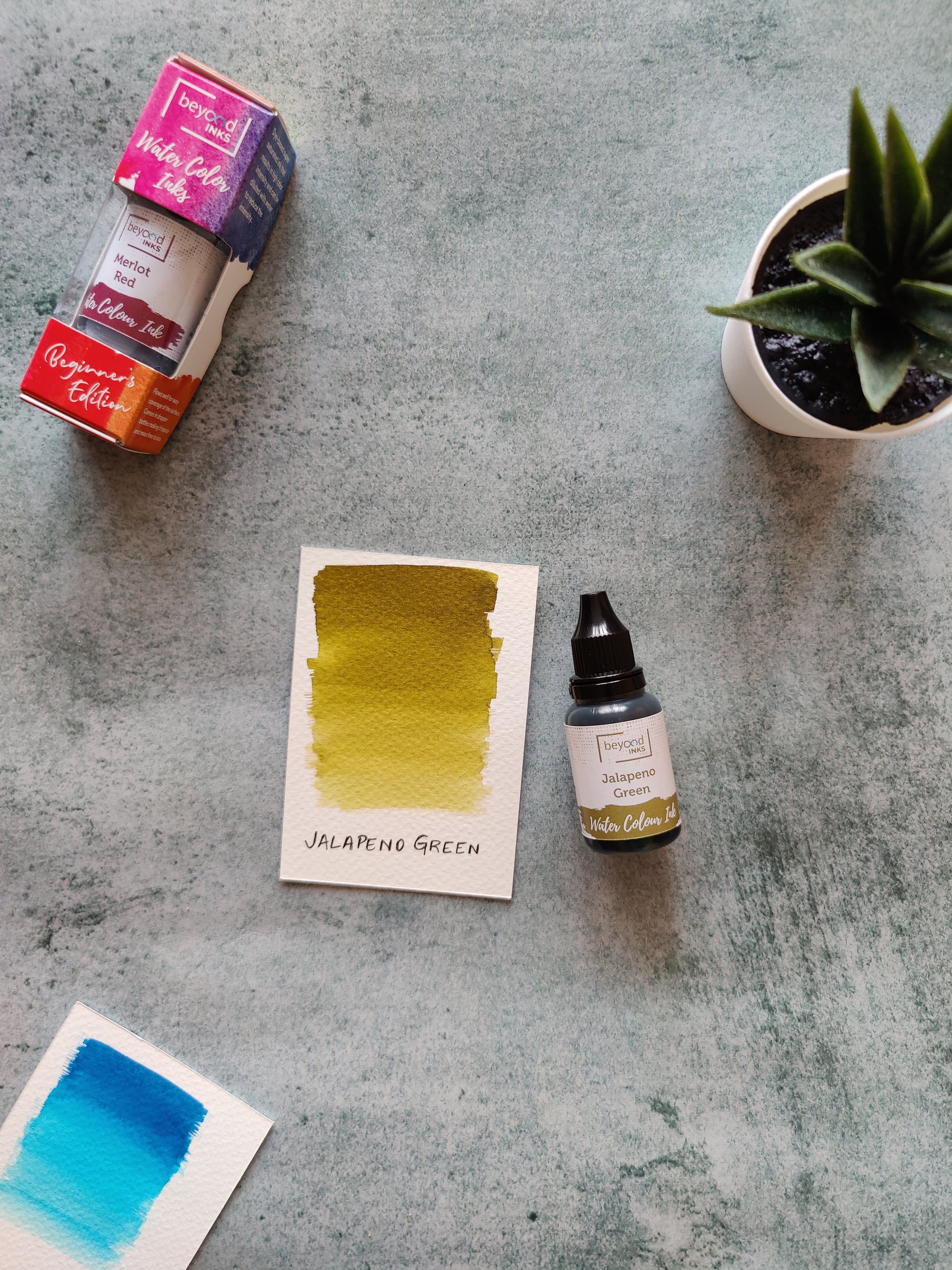 Beyondinks Watercolor Ink Jalapeno Green