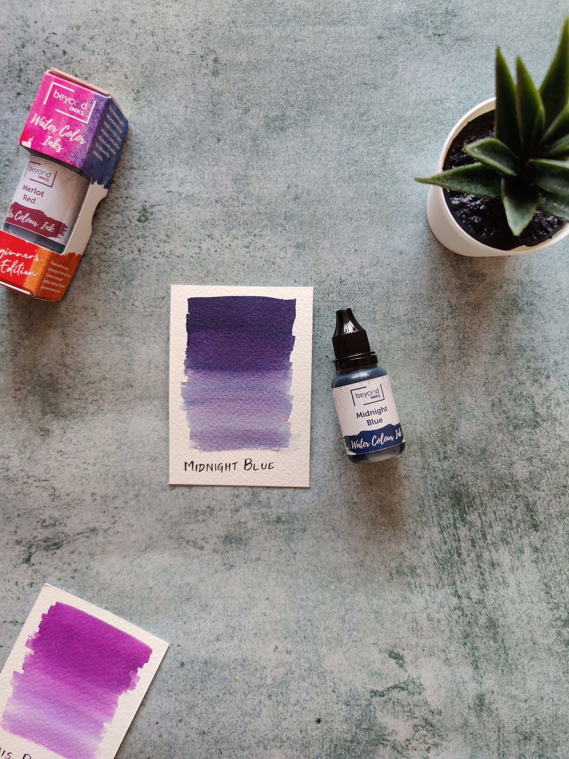 Beyondinks Watercolor Ink Midnight Blue