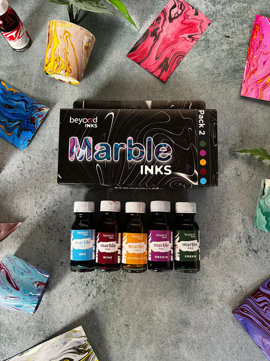 beyondinks marbleinks hydrodipping marble pattern pack2