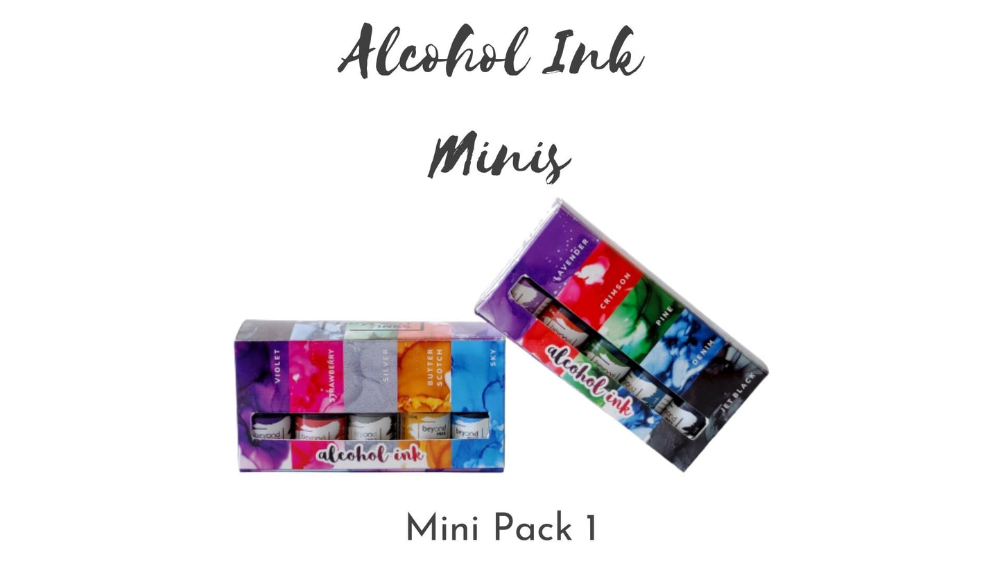 Alcohol Ink Mini Pack 1 (Keto Version)