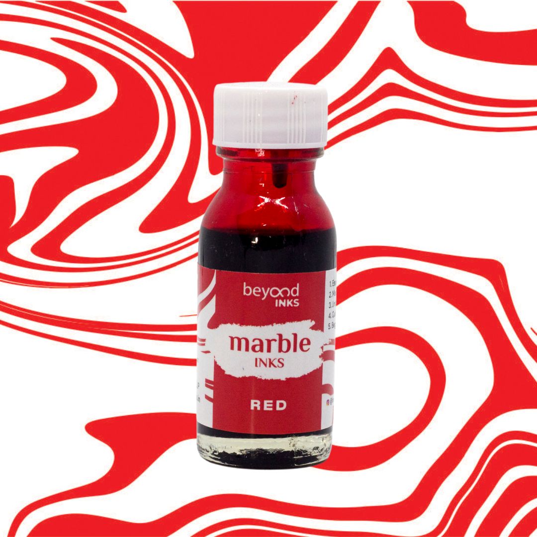 beyondinks marbleinks hydrodipping marble pattern red
