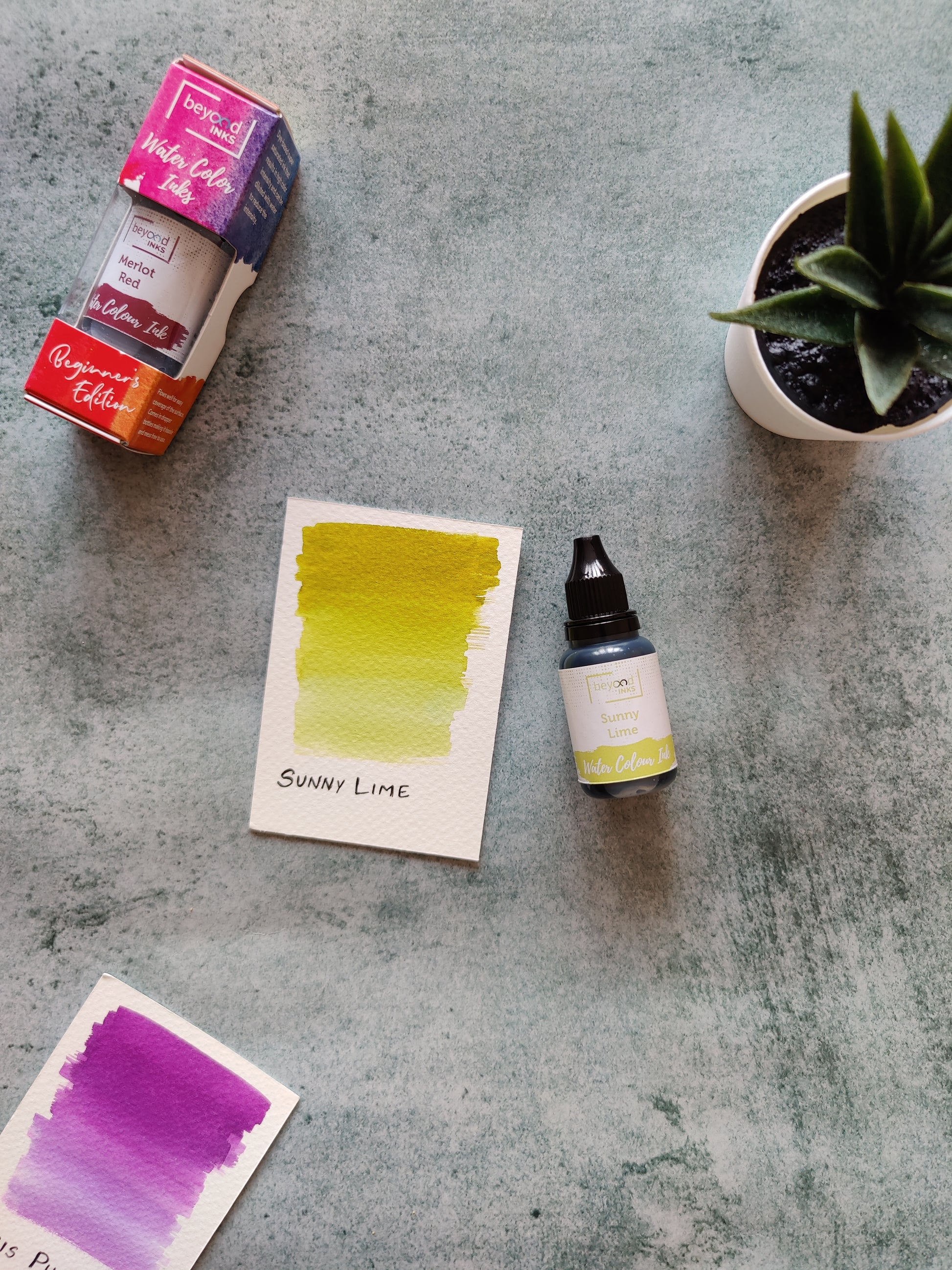 Beyondinks Watercolor Ink Sunny Lime