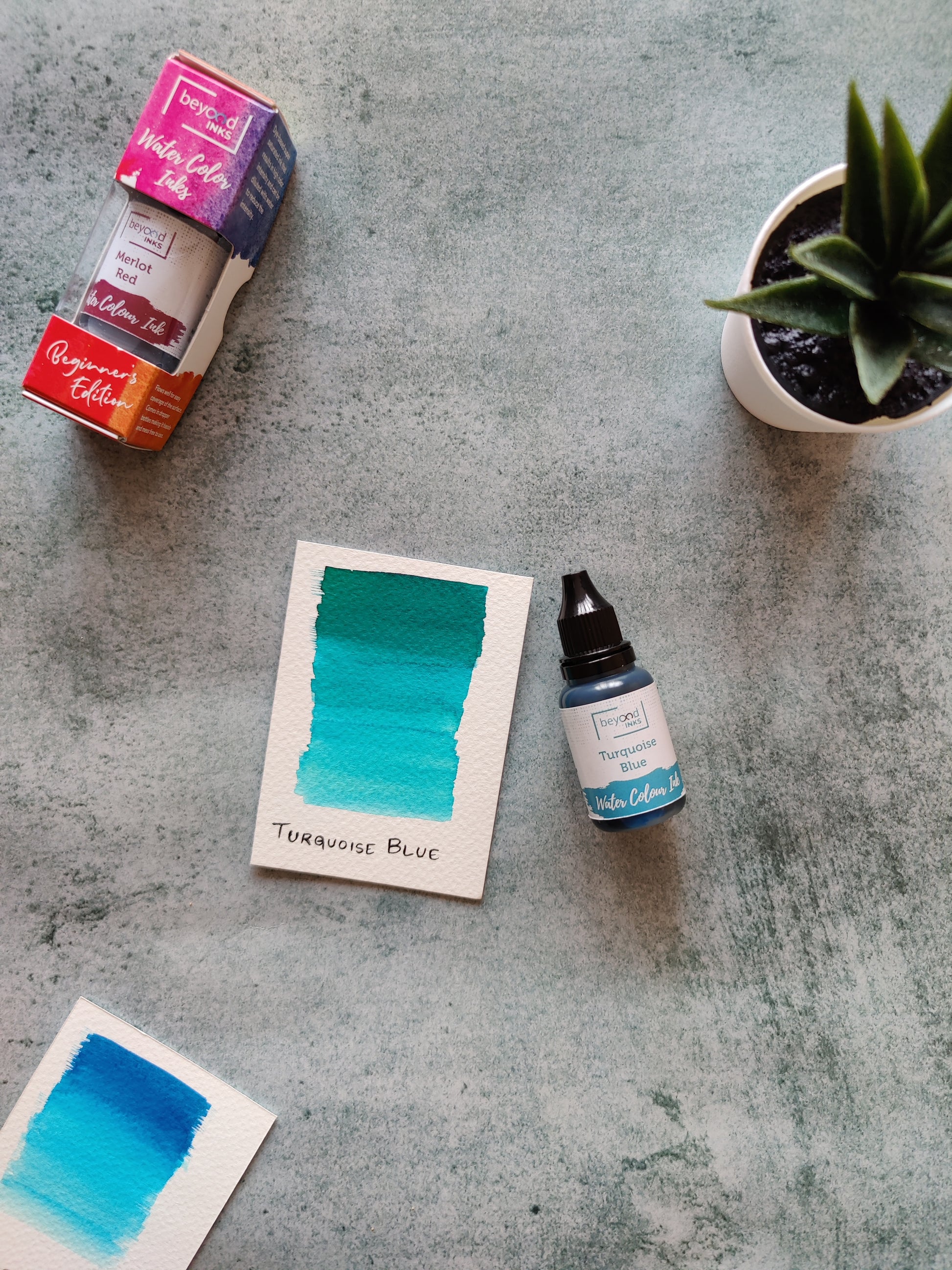 Beyondinks Watercolor Ink Turquoise Blue